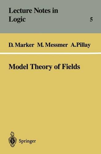 Stock image for Model Theory of Fields for sale by Better World Books