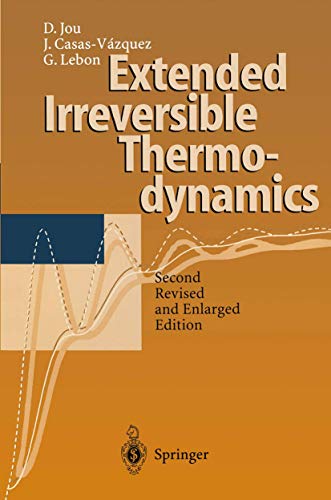 Beispielbild fr Extended Irreversible Thermodynamics zum Verkauf von Anybook.com