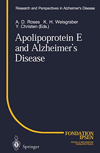 Stock image for Apolipoprotein E and Alzheimer's Disease (Research and Perspectives in Alzheimer's Disease) for sale by Housing Works Online Bookstore