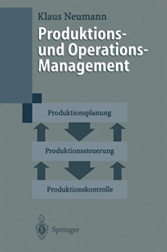 9783540609292: Produktions- und Operations-Management (German Edition)