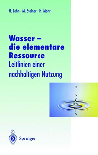Stock image for Wasser, die elementare Ressource for sale by medimops