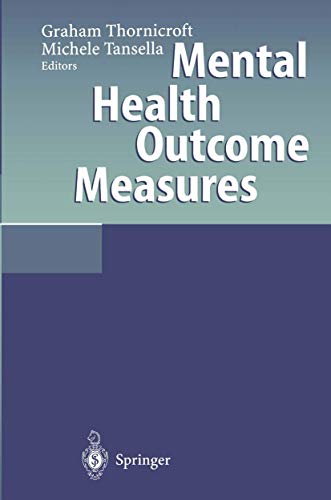 Stock image for Mental Health Outcome Measures for sale by Books Tell You Why  -  ABAA/ILAB