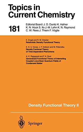 9783540610922: Density Functional Theory II: Relativistic and Time Dependent Extensions: 181