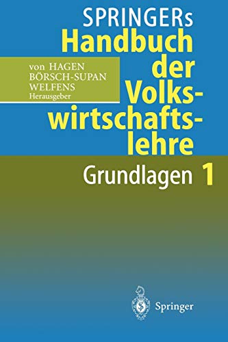 Springers Handbuch der Volkswirtschaftslehre.