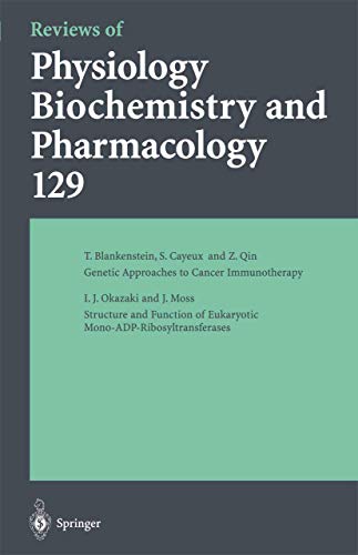 9783540614357: Reviews of Physiology, Biochemistry and Pharmacology