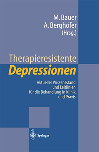 Beispielbild fr Therapieresistente Depressionen zum Verkauf von medimops