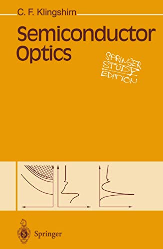 Stock image for Semiconductor Optics (Springer Study Edition) for sale by Solr Books