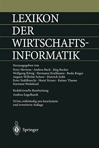 Stock image for Lexikon der Wirtschaftsinformatik for sale by Buchpark