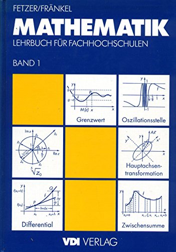 9783540622901: Mathematik 1: Lehrbuch Fa1/4r Fachhochschulen (VDI-Buch)