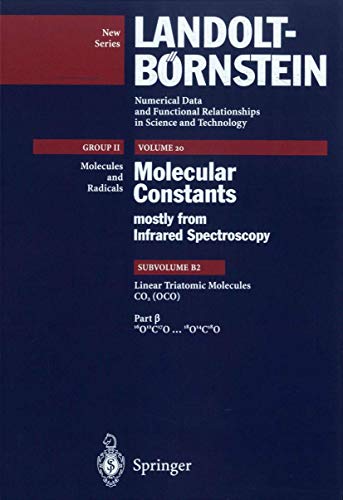 9783540624301: 16012C170...18014C180 (Landolt-Brnstein: Numerical Data and Functional Relationships in Science and Technology - New Series, 20B2b)