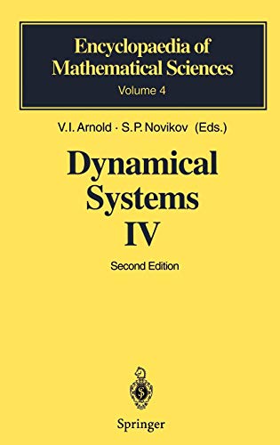 9783540626350: Dynamical Systems IV: Symplectic Geometry and its Applications: 4 (Encyclopaedia of Mathematical Sciences)