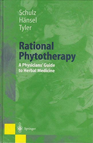 Beispielbild fr Rational Phytotherapy : A Physician's Guide to Herbal Medicine zum Verkauf von Better World Books