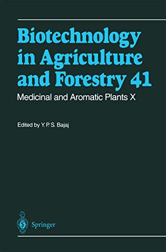 Stock image for Medicinal and Aromatic Plants X (Biotechnology in Agriculture and Forestry) (v. 10) for sale by Wonder Book