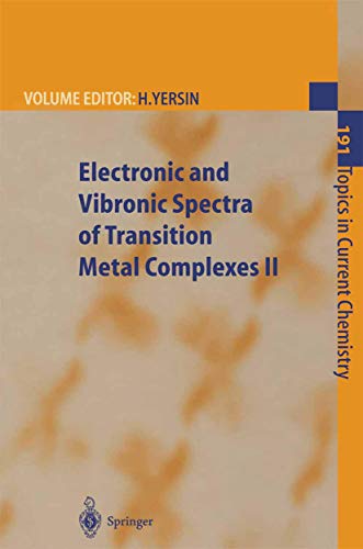 9783540629221: Electronic and Vibronic Spectra of Transition Metal Complexexs II: 191