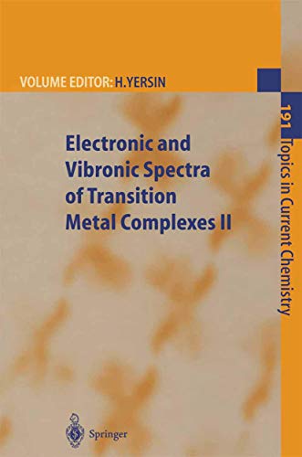 Stock image for Electronic and Vibronic Spectra of Transition Metal Complexes II for sale by Michener & Rutledge Booksellers, Inc.