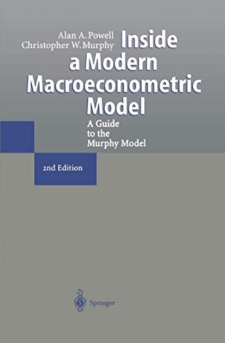 Beispielbild fr Inside a Modern Macroeconometric Model : A Guide to the Murphy Model zum Verkauf von Buchpark