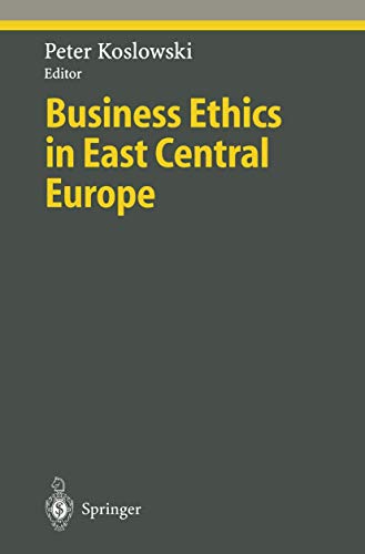 Beispielbild fr Business Ethics in East Central Europe zum Verkauf von Ammareal