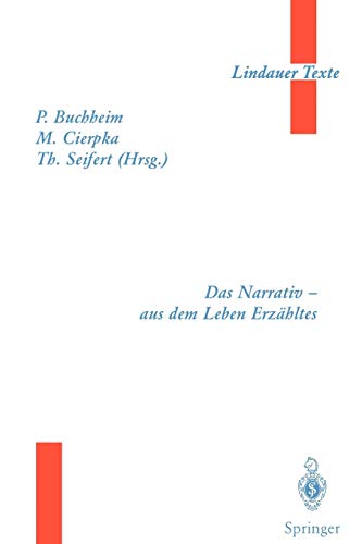 Imagen de archivo de Das Narrativ - aus dem Leben Erzhltes (Lindauer Texte) a la venta por medimops