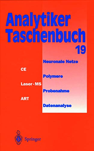 Beispielbild fr Analytiker Taschenbuch: Analytiker-Taschenbuch, Bd.19 : Analytiker-Taschenbuch.19: 19. Band zum Verkauf von medimops