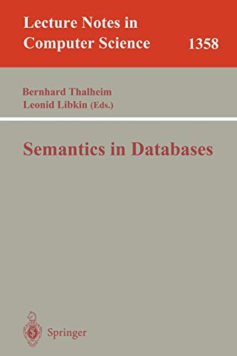9783540641995: Semantics in Databases: 1358 (Lecture Notes in Computer Science)
