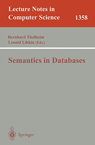 9783540641995: Semantics in Databases: 1358