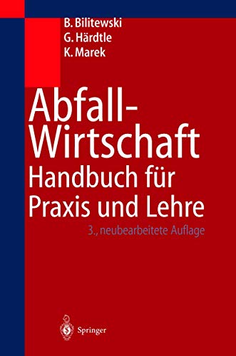 9783540642763: Abfallwirtschaft: Handbuch F R Praxis Und Lehre