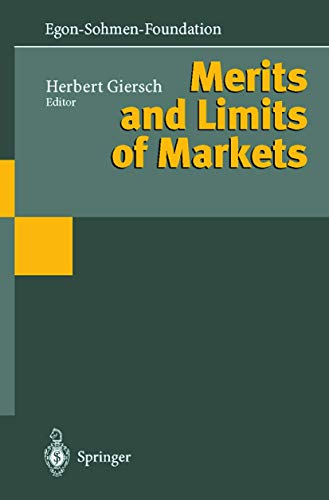 Beispielbild fr merits and limits of markets. with 1 figure and 6 tables zum Verkauf von alt-saarbrcker antiquariat g.w.melling