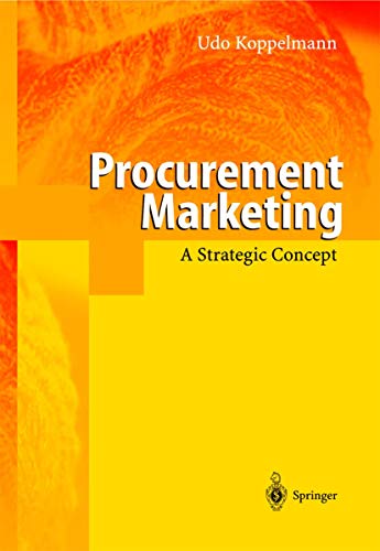 Stock image for Procurement Marketing: A Strategic Concept for sale by WorldofBooks