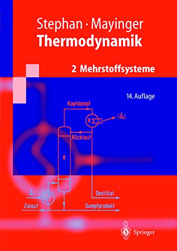 Beispielbild fr Thermodynamik 2. Mehrstoffsysteme und chemische Reaktionen : Grundlagen und technische Anwendungen zum Verkauf von Buchpark