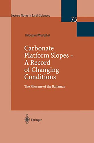 9783540646464: Carbonate Platform Slopes ― A Record of Changing Conditions: The Pliocene of the Bahamas (Lecture Notes in Earth Sciences, 75)