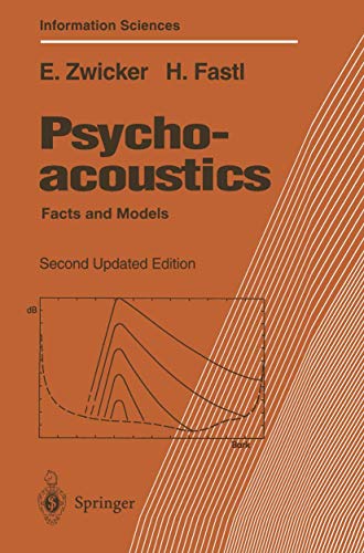 Psychoacoustics: Facts and Models (Springer Series in Information Sciences) - Zwicker, E.; Fastl, H.