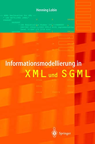 9783540653561: Informationsmodellierung in XML Und SGML