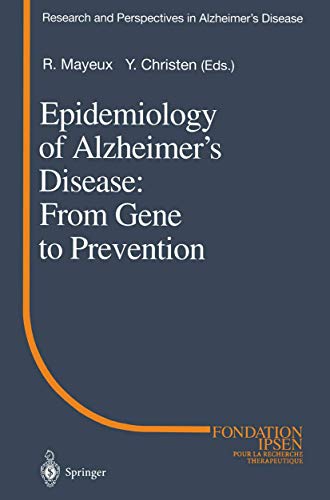 Imagen de archivo de Epidemiology of Alzheimer's Disease: From Gene to Prevention a la venta por Housing Works Online Bookstore