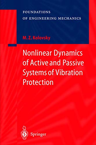 Imagen de archivo de NONLINEAR DYNAMICS OF ACTIVE AND PASSIVE SYSTEMS OF VIBRATION PROTECTION a la venta por Greenpine Books