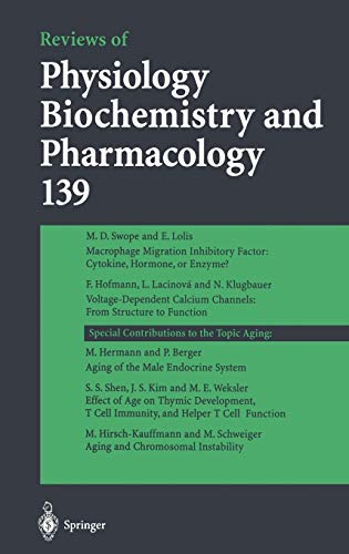 Beispielbild fr Reviews Of Physiology, Biochemistry And Pharmacology Vol 139 zum Verkauf von Romtrade Corp.