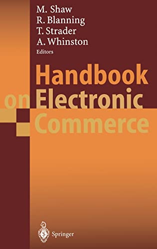 Beispielbild fr Handbook on Electronic Commerce (International Handbooks on Information Systems) zum Verkauf von HPB-Red