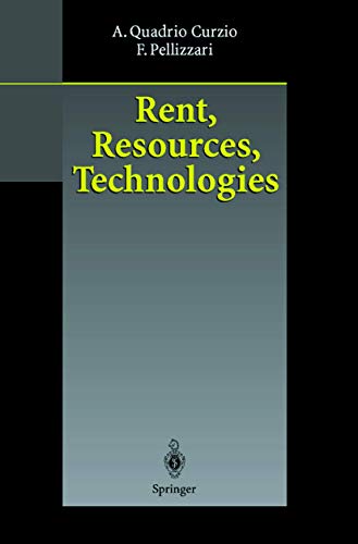 9783540660071: Rent, Resources, Technologies