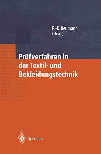 9783540661474: Prfverfahren in der Textil- und Bekleidungstechnik: 105 Tabellen