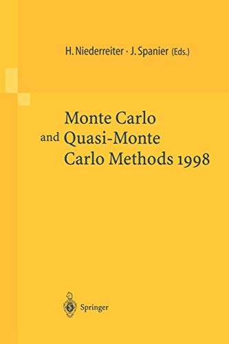 Imagen de archivo de Monte-Carlo and Quasi-Monte Carlo Methods 1998 a la venta por Books Puddle