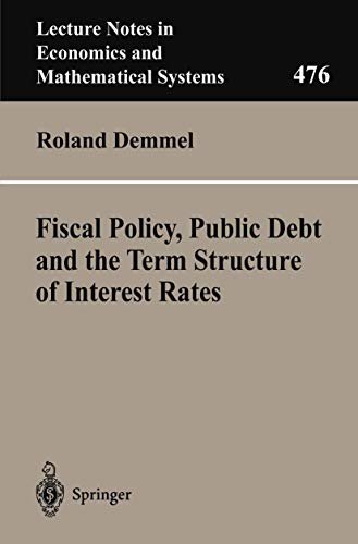 Fiscal policy, public debt and the term structure of interest rates.