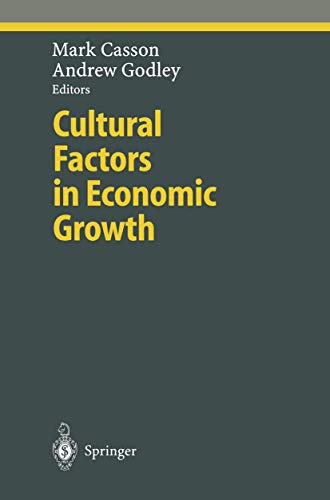 Cultural Factors in Economic Growth (Studies in Economic Ethics and Philosophy) Sprache englisch