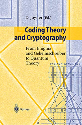 Imagen de archivo de Coding Theory and Cryptography: From Enigma and Geheimschreiber to Quantum Theory a la venta por Anybook.com