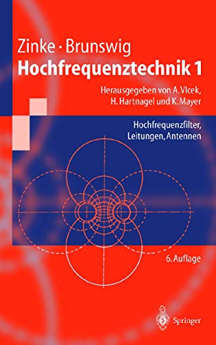 Beispielbild fr Hochfrequenztechnik 1: Hochfrequenzfilter, Leitungen, Antennen (Springer-Lehrbuch) zum Verkauf von medimops