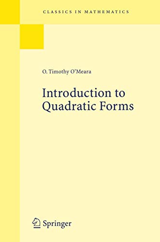 9783540665649: Introduction to Quadratic Forms (Classics in Mathematics)