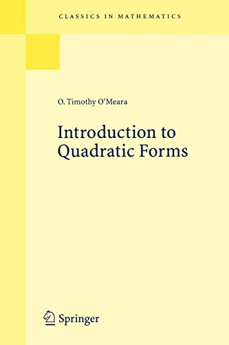 Stock image for Introduction to Quadratic Forms for sale by Chiron Media
