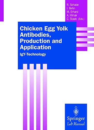 Stock image for Chicken Egg Yolk Antibodies, Production and Application: IgY-Technology (Springer Lab Manual) for sale by The Book Exchange