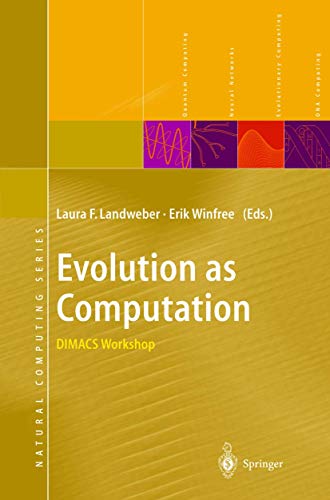 9783540667094: Evolution as Computation: Dimacs Workshop, Princeton, January 1999 (Natural Computing Series)