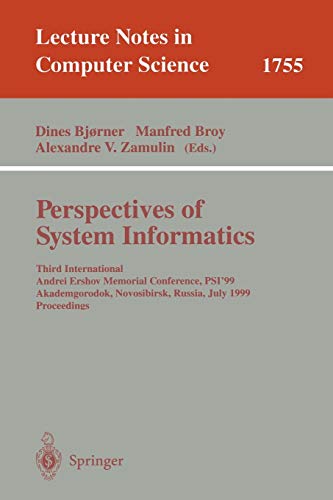 Stock image for Perspectives of System Informatics for sale by Ria Christie Collections