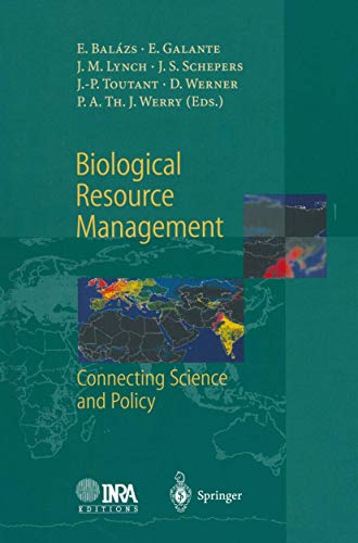 9783540671176: Biological Resource Management Connecting Science and Policy