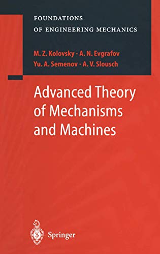 9783540671688: Advanced Theory of Mechanisms and Machines (Foundations of Engineering Mechanics)